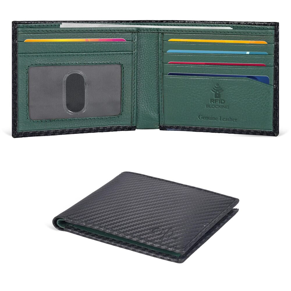 4863 Slim Leather Wallet - Rfid Wallets 6 Credit Card Holder Ultra Thin